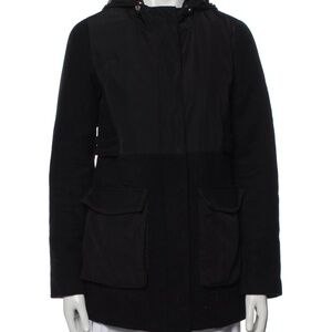 Maje Black Wool Coat